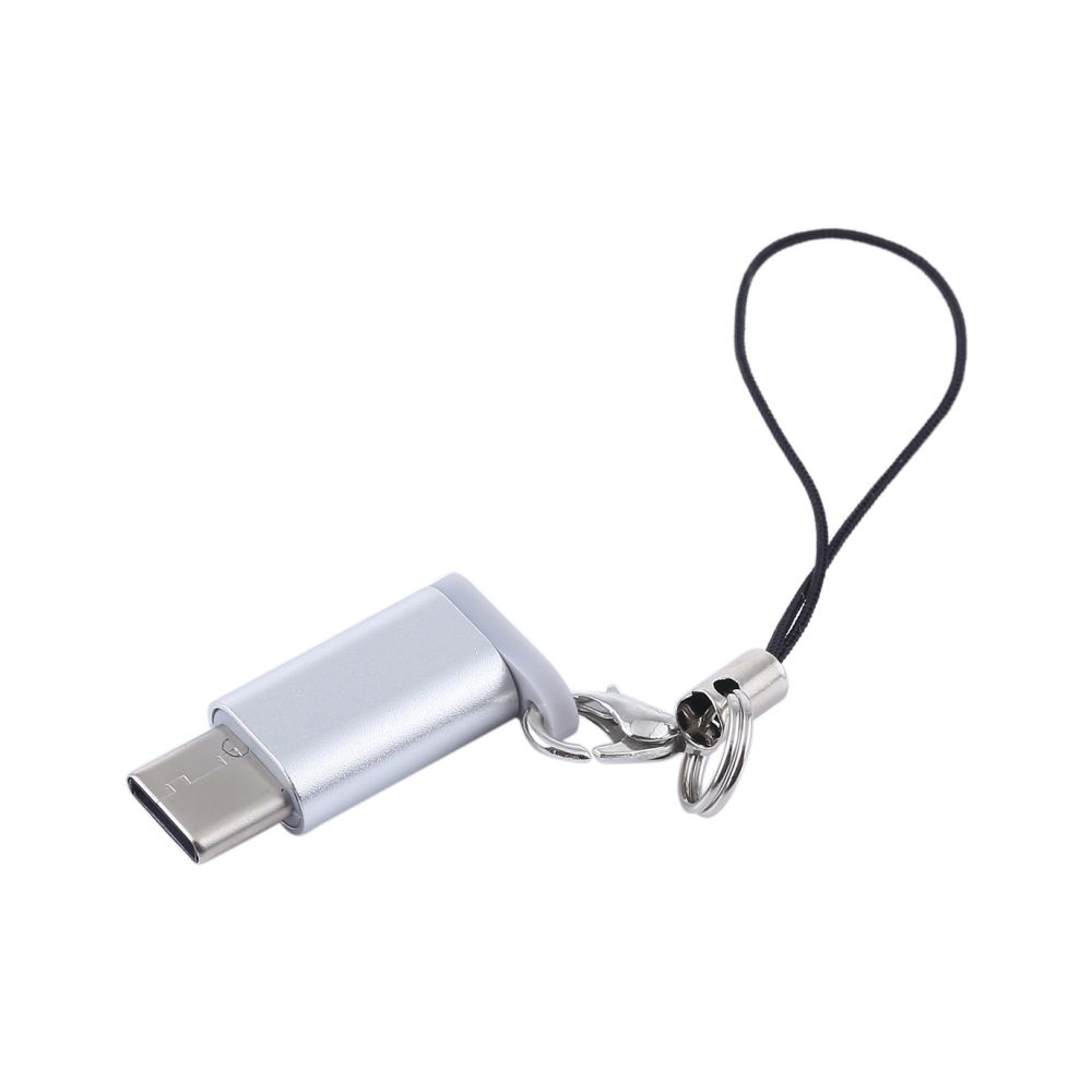 Wewoo - Adaptateur Mini de convertisseur USB portable vers Type-C et USB-C avec OTG (blanc) - Autres accessoires smartphone