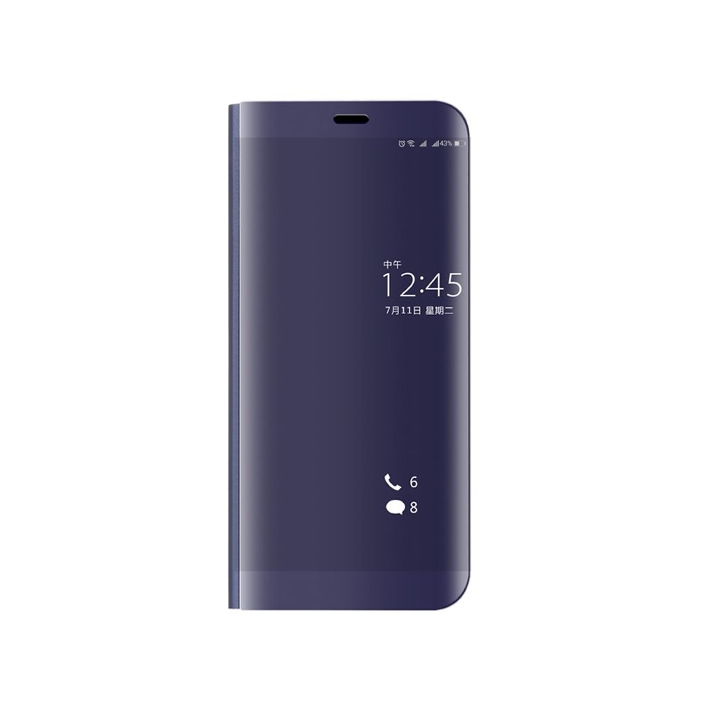 Wewoo - Housse Étui Violet pour Huawei P10 Plus Galvanoplastie PC + PU Horizontal Flip de protection avec support et Sleep / Fonction de réveil - Coque, étui smartphone
