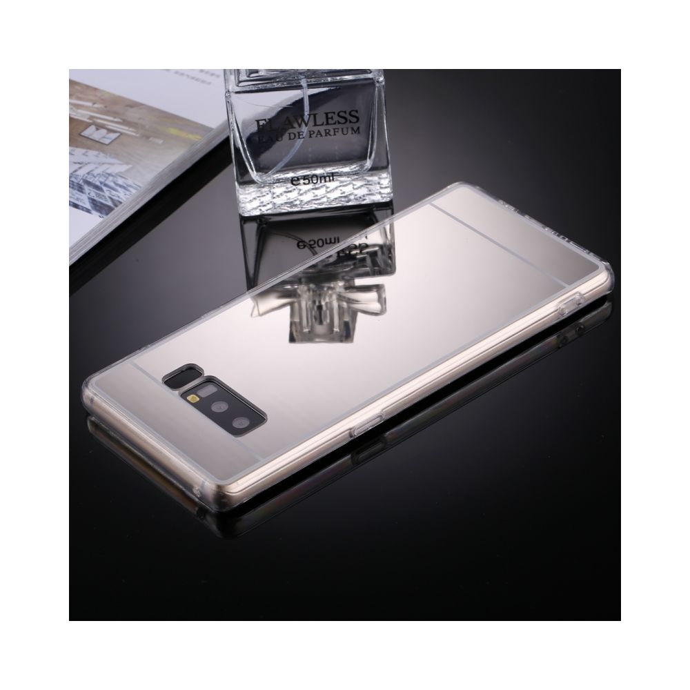 Wewoo - Coque argent pour Samsung Galaxy Note 8 Acrylique + TPU Galvanoplastie Miroir De Protection Cas de Couverture Arrière - Coque, étui smartphone