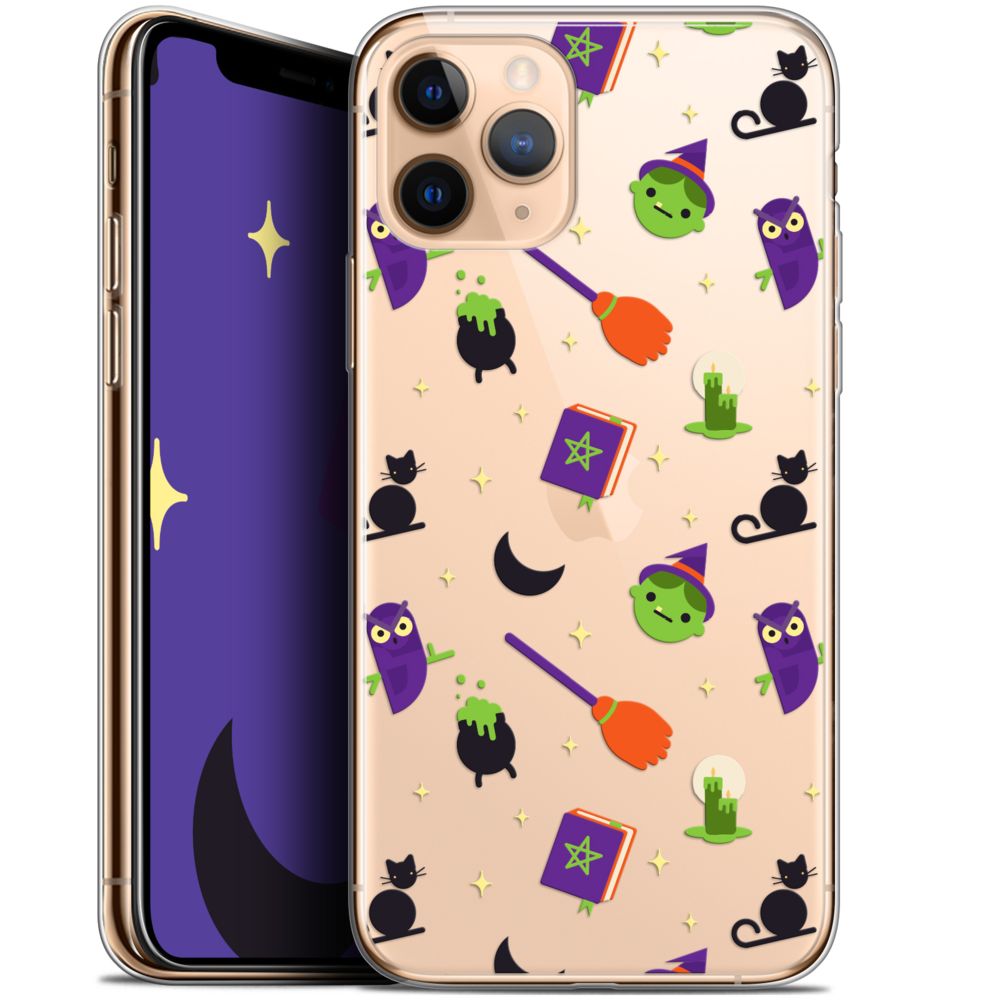 Caseink - Coque Pour Apple iPhone 11 Pro Max (6.5 ) [Gel HD Collection Halloween Design Witch Potter - Souple - Ultra Fin - Imprimé en France] - Coque, étui smartphone