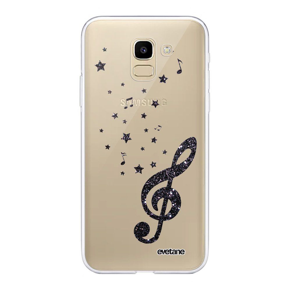 Evetane - Coque Samsung Galaxy J6 2018 360 intégrale transparente Note de Musique Ecriture Tendance Design Evetane. - Coque, étui smartphone