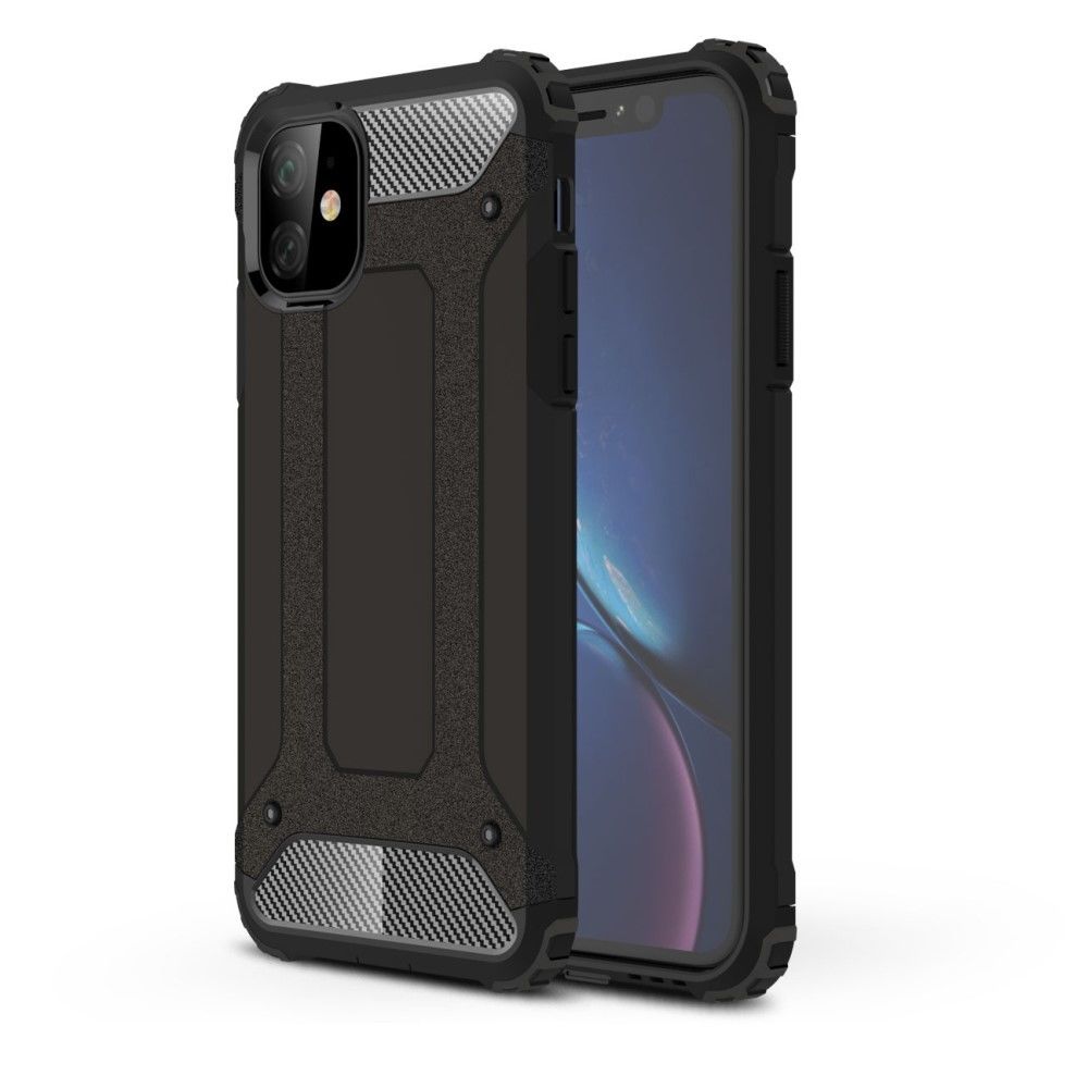 marque generique - Coque en TPU garde blindée hybride noir pour votre Apple iPhone 6.1 pouces (2019) - Coque, étui smartphone