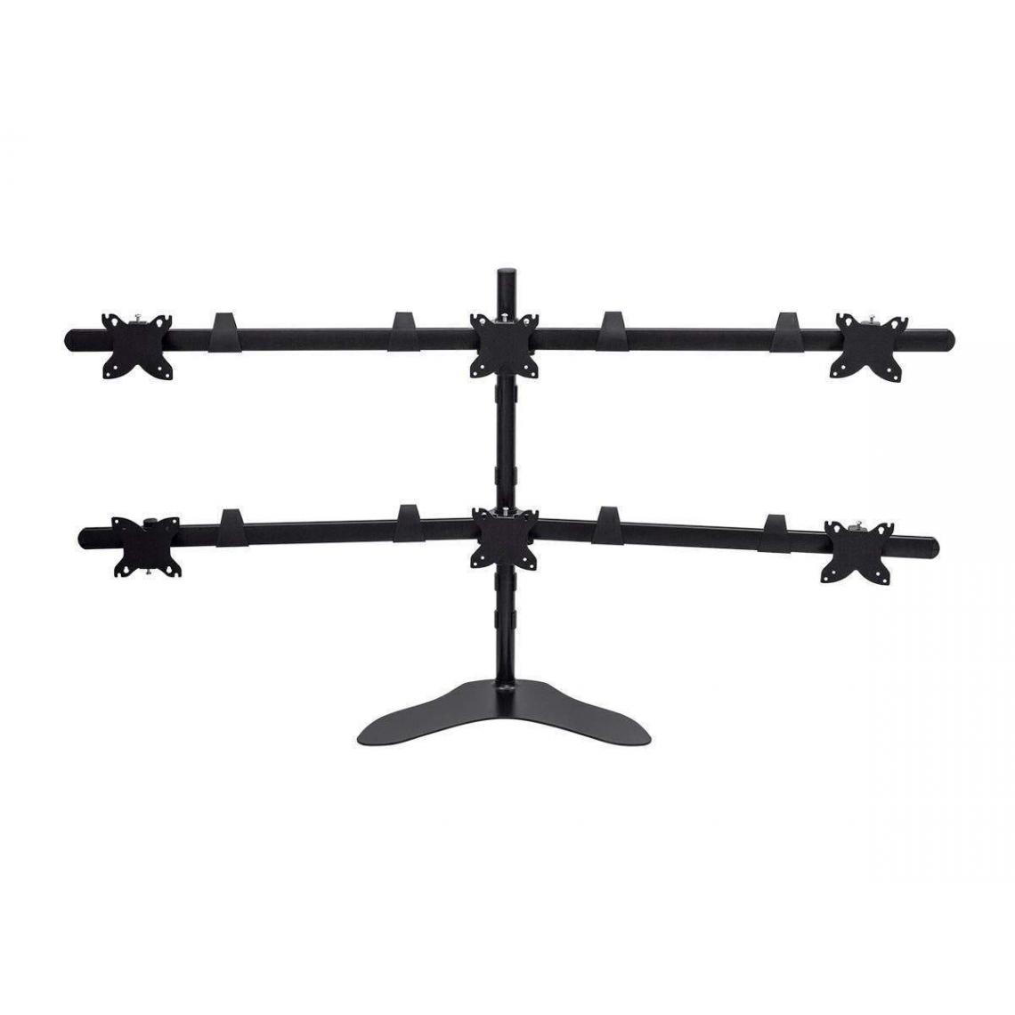 Monoprice - Hex (6) Monitor Free Standing Desk Mount for 15-30 Inch Monitors - Support et Bras