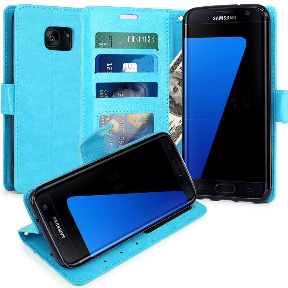marque generique - Samsung Galaxy S7 Edge Housse Coque Etui de luxe Portefeuille Porte Carte Et Billet (avec support integré) - Autres accessoires smartphone