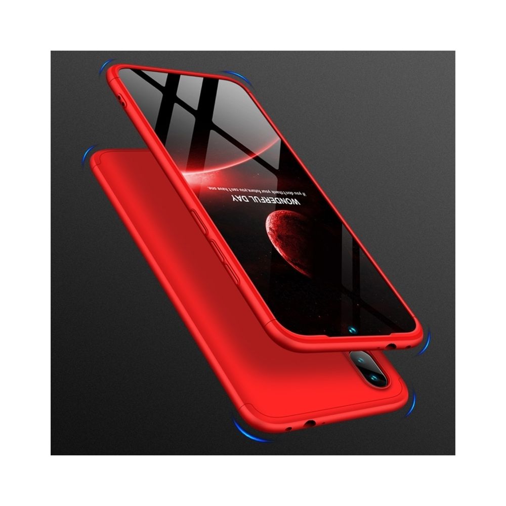 Wewoo - Coque Étui pour PC à couverture intégrale à trois étages pour Xiaomi Redmi Note 7 (rouge) - Coque, étui smartphone