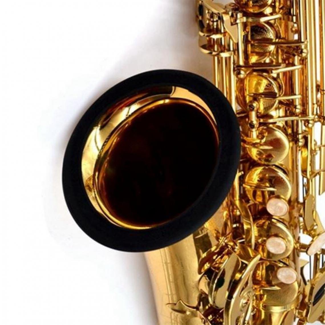 marque generique - Anneaux Muets de Saxophone Amortisseur Anneau Protecteur en Silicone Accessoire pour Saxophone - Accessoires instruments à vent