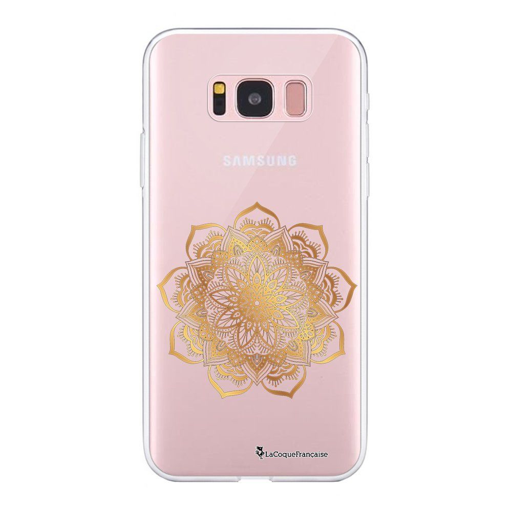 La Coque Francaise - Coque Samsung Galaxy S8 souple transparente Mandala Or Motif Ecriture Tendance La Coque Francaise. - Coque, étui smartphone