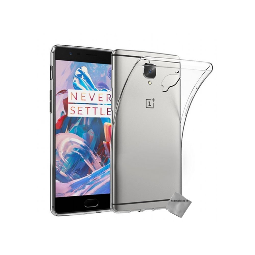 Htdmobiles - Housse etui coque gel fine pour OnePlus 3T + film ecran - TRANSPARENT TPU - Autres accessoires smartphone