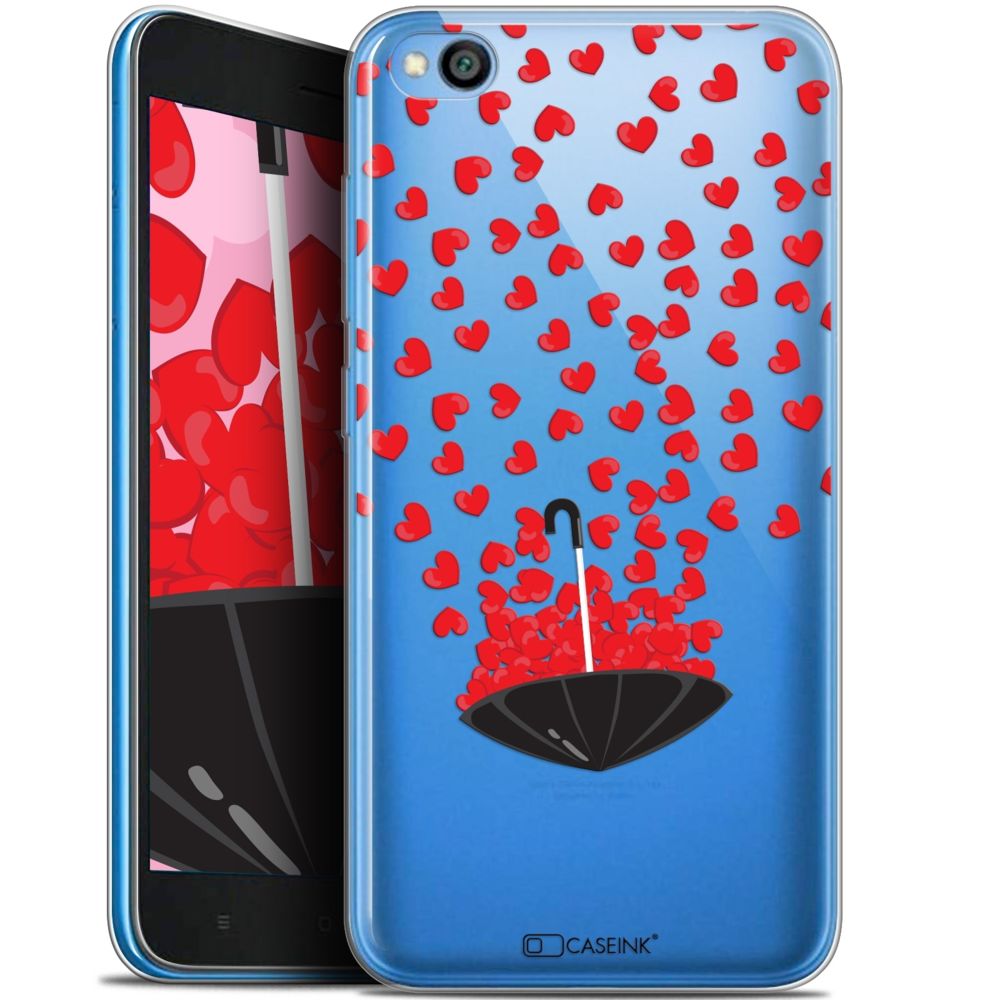 Caseink - Coque Pour Xiaomi Redmi Go (5 ) [Gel HD Collection Love Saint Valentin Design Parapluie d'Amour - Souple - Ultra Fin - Imprimé en France] - Coque, étui smartphone