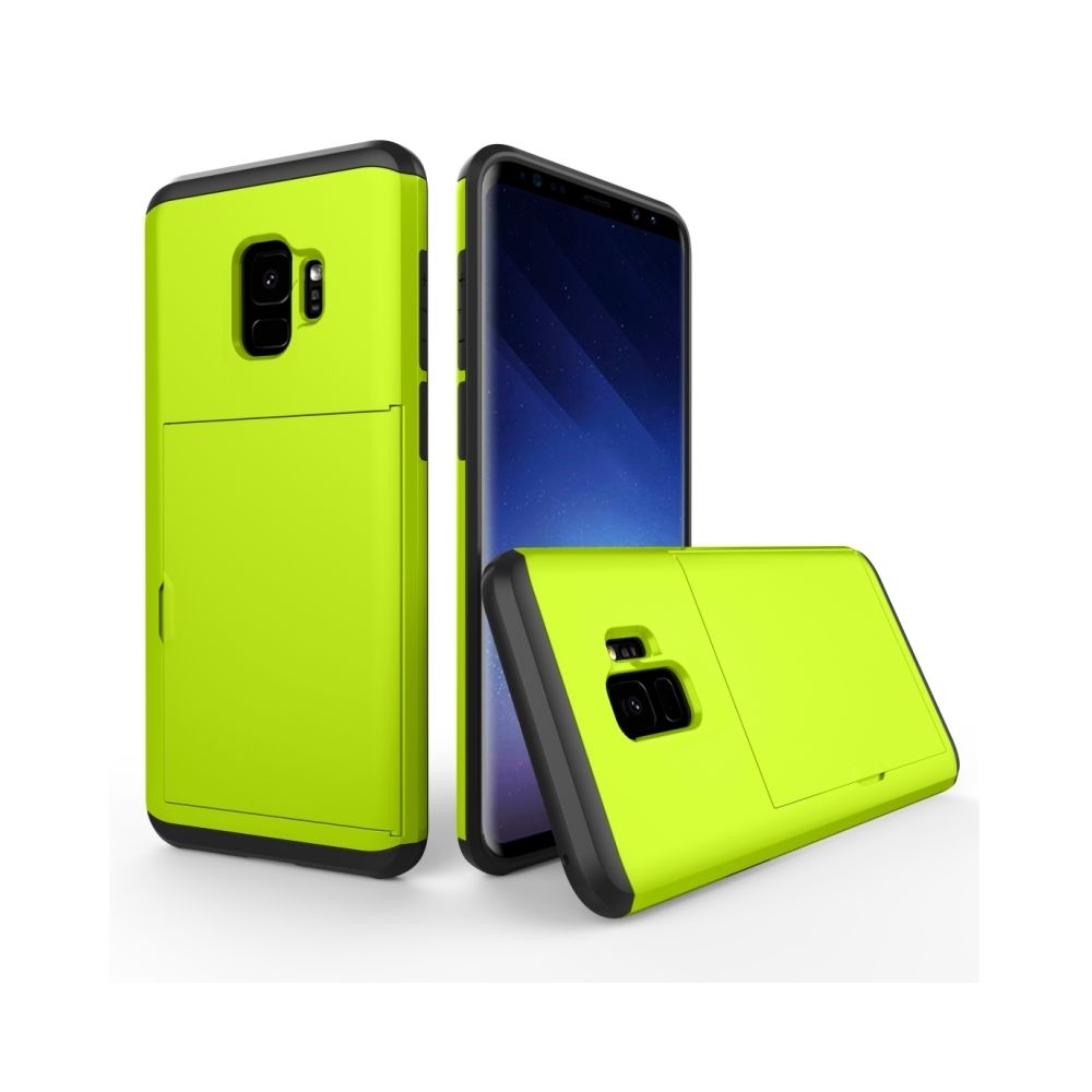 Wewoo - Coque renforcée vert pour Samsung Galaxy S9 TPU + PC Dropproof étui de protection arrière avec fente carte - Coque, étui smartphone