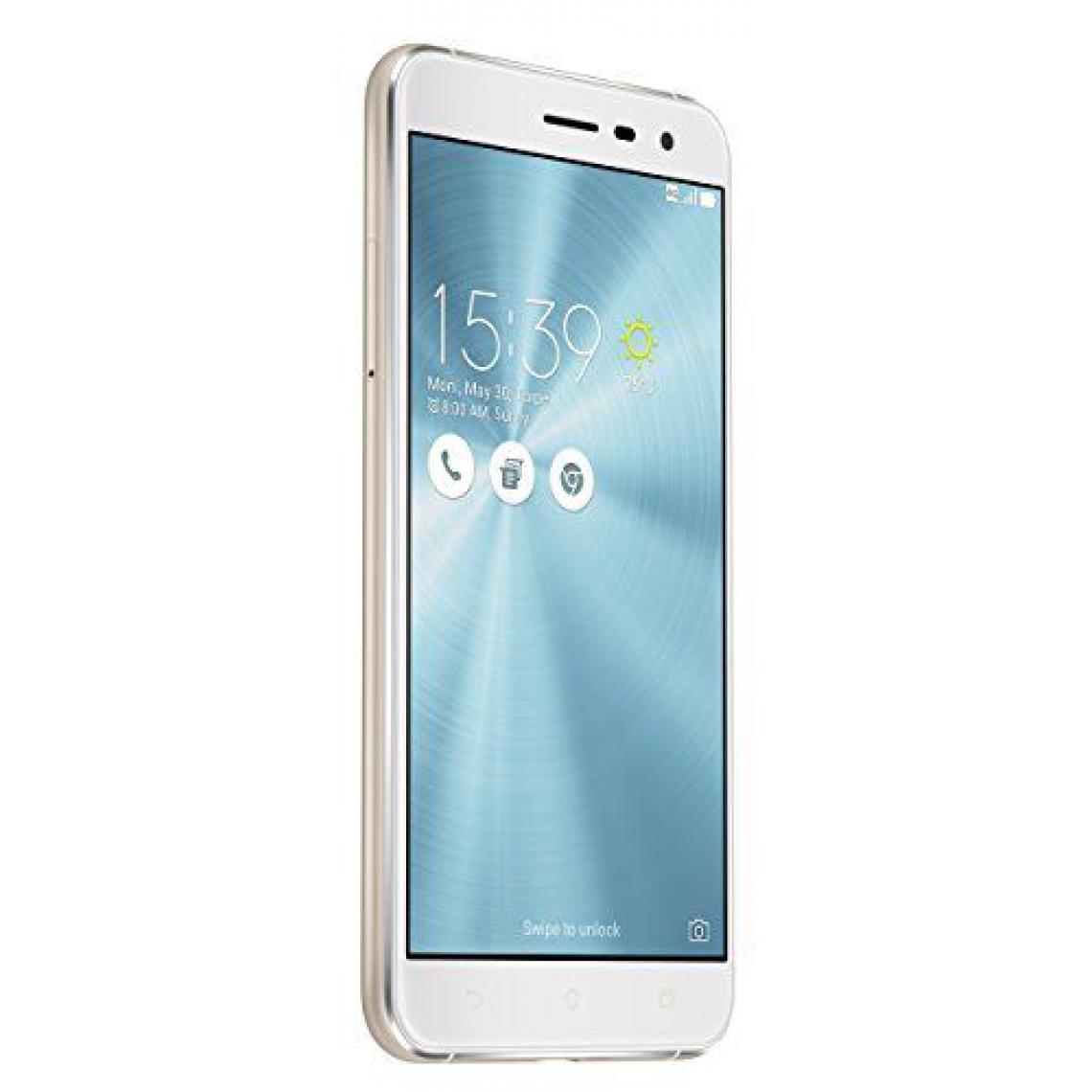 Asus - 'Asus ze520kl-1b011ww Zenfone 3-Smartphone de 5.2WiFi, enregistrement vidéo 4K, RAM de 4Go, mémoire interne de 64Go, appareil photo 16MP, Android 6.0, blanc - Smartphone Android