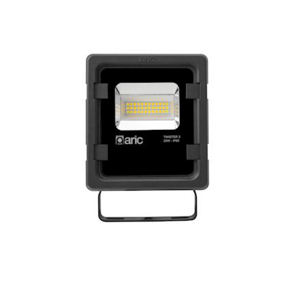 Aric - projecteur à led - aric twister 3 - 25w - 3000k - noir - aric 50823 - Projecteurs LED