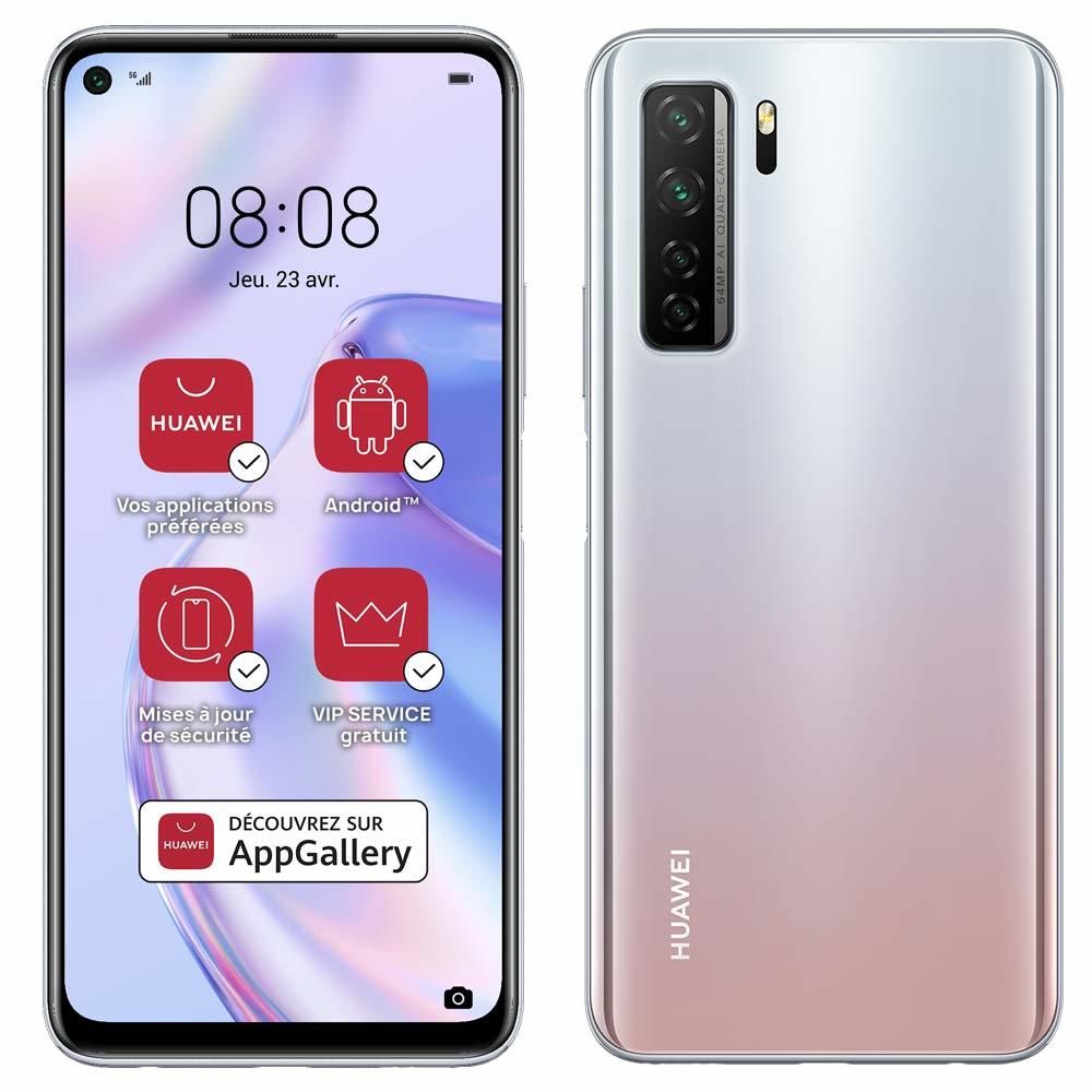 Huawei - P40 Lite 5G - Argent - Smartphone Android