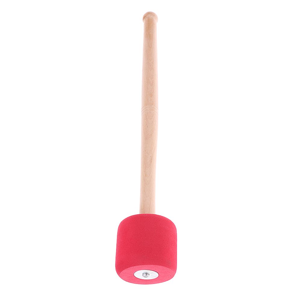 marque generique - grosse caisse maillet bâton mousse maillet percussion avec manche bois rouge - Accessoires percussions