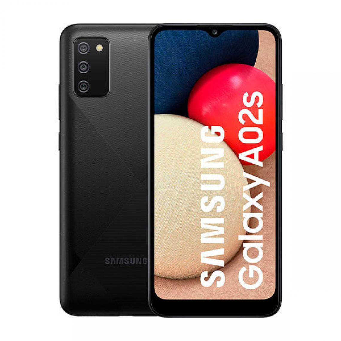 Samsung - Samsung Galaxy A02s 3Go/32Go Noir (Black) Dual SIM - Smartphone Android
