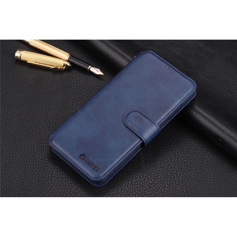 marque generique - Etui en PU avec support et fentes pour cartes de crédit couleur bleu pour votre Samsung Galaxy S10 - Autres accessoires smartphone