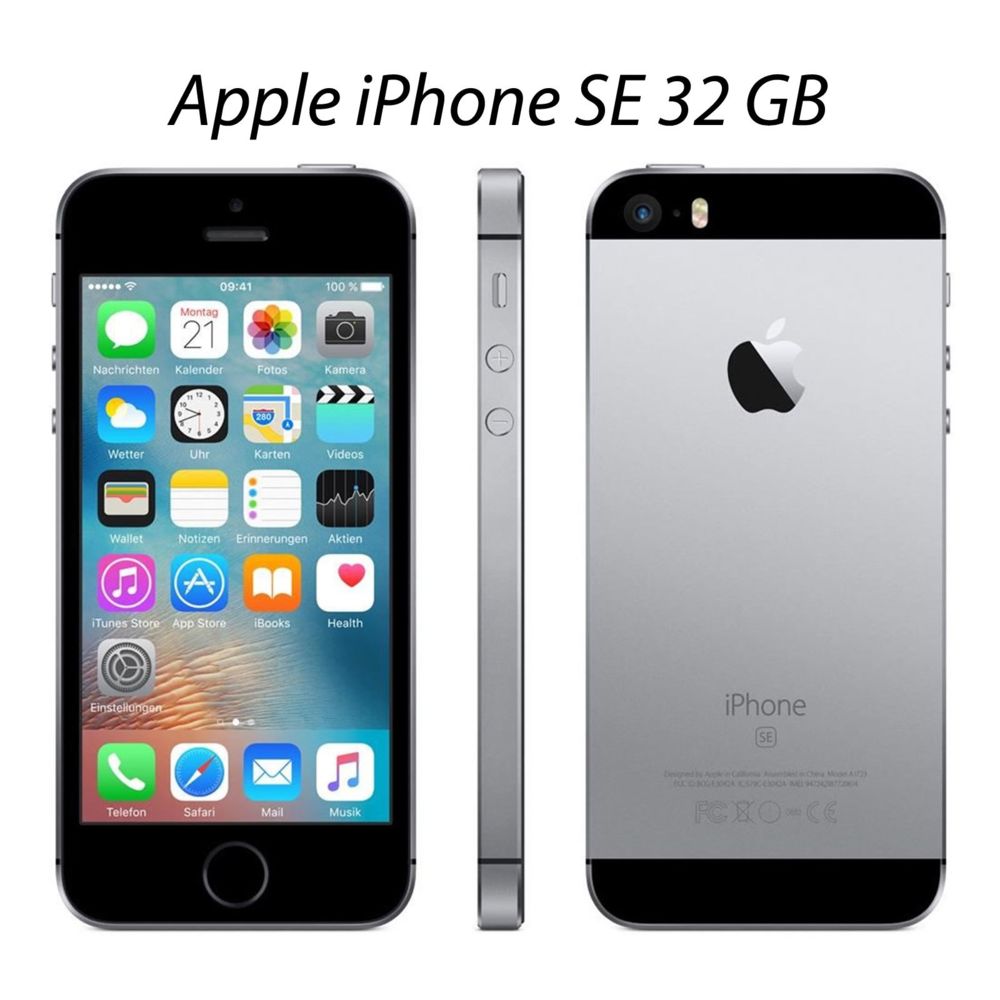 Apple - iPhone SE 32 GB space gray - iPhone