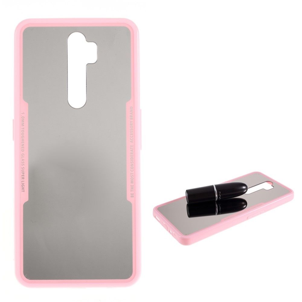 marque generique - Coque en TPU surface semblable à un miroir rose pour votre Oppo A5 (2020)/A9 (2020)/A11x - Coque, étui smartphone