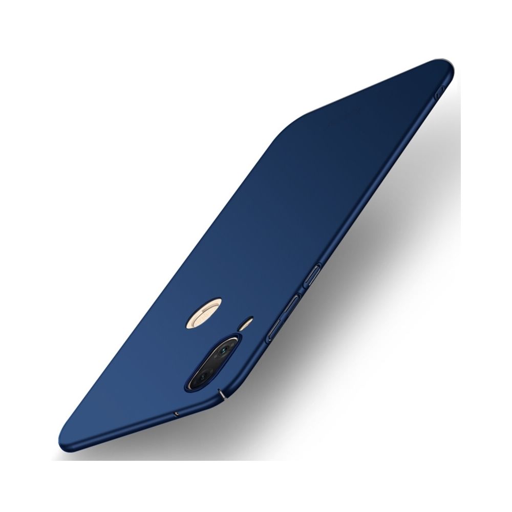 Wewoo - Coque bleu pour Huawei P20 Lite givré PC bord ultra-mince entièrement enveloppé housse de protection arrière - Coque, étui smartphone