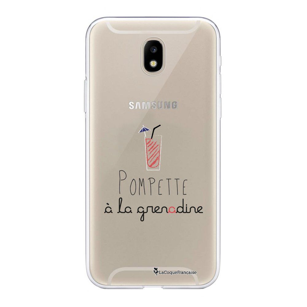 La Coque Francaise - Coque Samsung Galaxy J5 2017 souple transparente Pompette à la grenadine Motif Ecriture Tendance La Coque Francaise. - Coque, étui smartphone