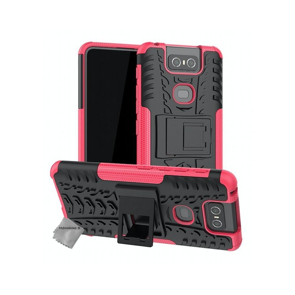 Htdmobiles - Housse etui coque rigide anti choc pour Asus Zenfone 6 ZS630KL + film ecran - ROSE - Autres accessoires smartphone
