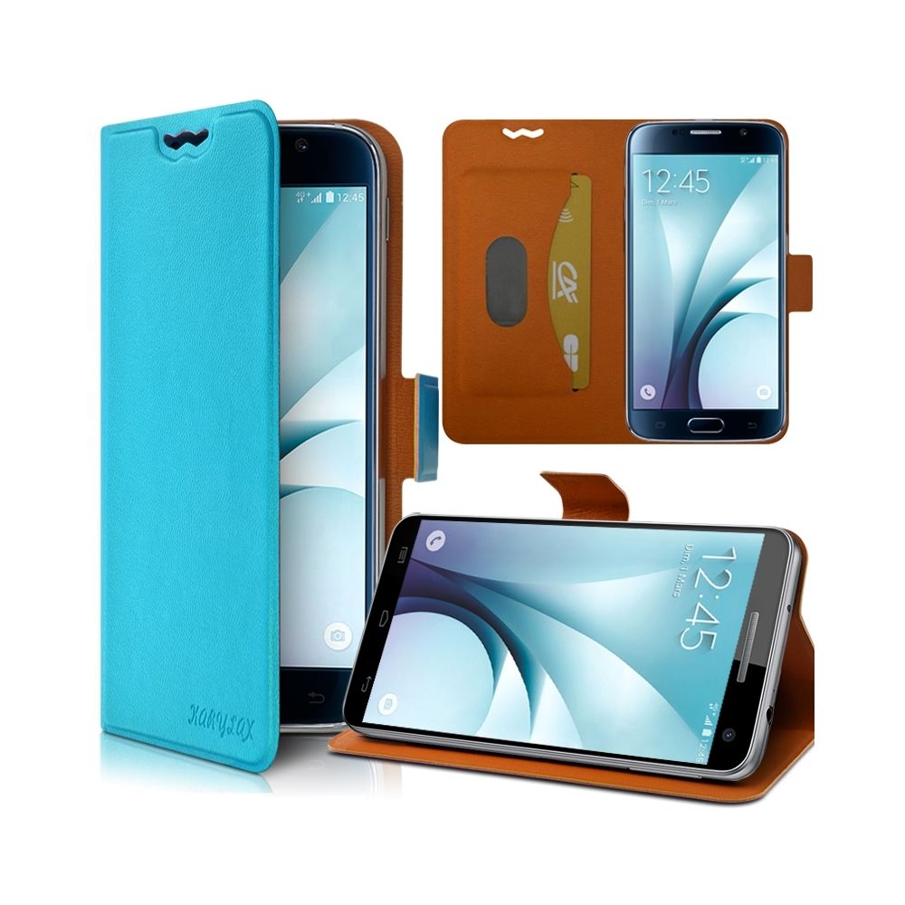 Karylax - Etui Support 360 degrés Universel M Bleu Clair pour LG K4 - Autres accessoires smartphone