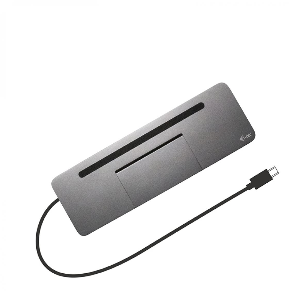 I-Tech - USB-C Metal Ergonomic 4K 3x Display Docking Station + Power Delivery 85 W - Station d'accueil smartphone