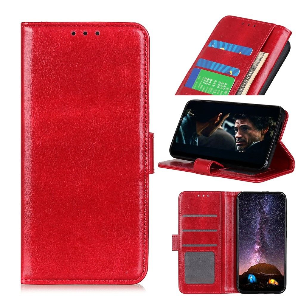 marque generique - Etui en PU + TPU Cheval fou rouge pour votre Samsung Galaxy A71 - Coque, étui smartphone