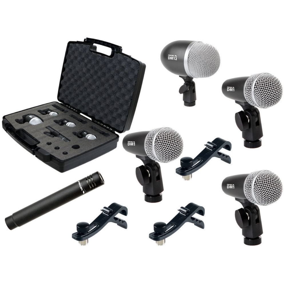 Sans Marque - Proel DMH5XL Set di 5 microfoni per batteria Drum Set - Enceintes monitoring
