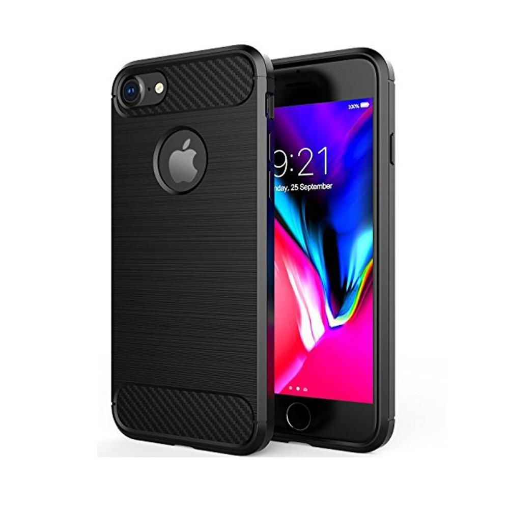 Inexstart - Coque silicone carbone pour Apple iPhone 8 - Autres accessoires smartphone