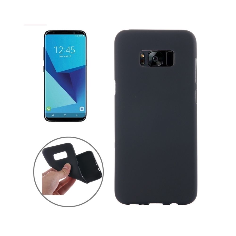 Wewoo - Coque noir pour Samsung Galaxy S8 + / G9550 Givré Soft TPU Housse de protection - Coque, étui smartphone
