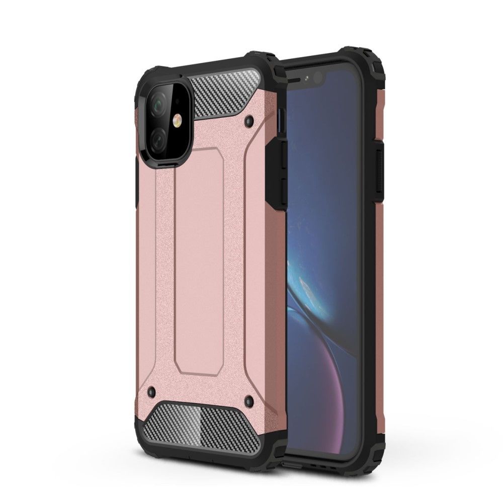 marque generique - Coque en TPU garde blindée hybride or rose pour votre Apple iPhone 6.1 pouces (2019) - Coque, étui smartphone