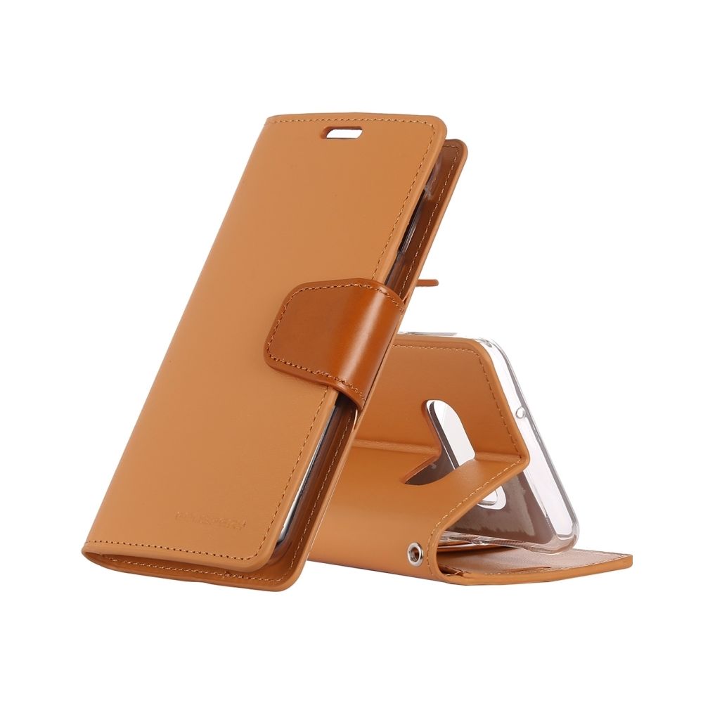 Wewoo - Housse Coque SONATA DIARY Etui à rabat horizontal en cuir pour Galaxy S10 Lite, avec support et emplacements pour cartes porte-monnaie (Orange) - Coque, étui smartphone