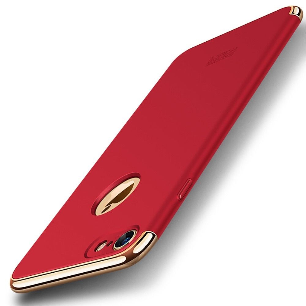 marque generique - Coque 3 en 1 amovible rouge placage pour Apple iPhone 7,iPhone 8 - Autres accessoires smartphone