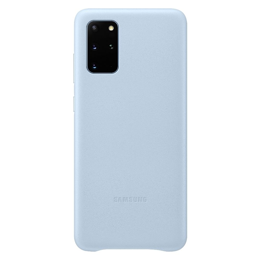 Samsung - Coque en cuir pour Galaxy S20+ Bleu - Coque, étui smartphone
