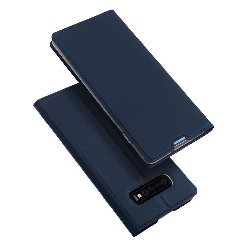 marque generique - Etui en PU avec porte-cartes bleu foncé pour votre Samsung Galaxy S10 Plus - Autres accessoires smartphone
