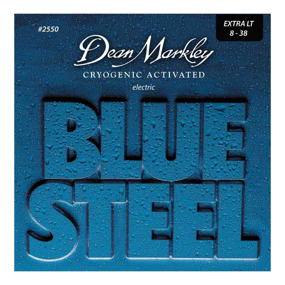 Dean Markley - Jeu de cordes guitare électrique - Dean Markley Blue steel Extra Light 2550 - Accessoires instruments à cordes