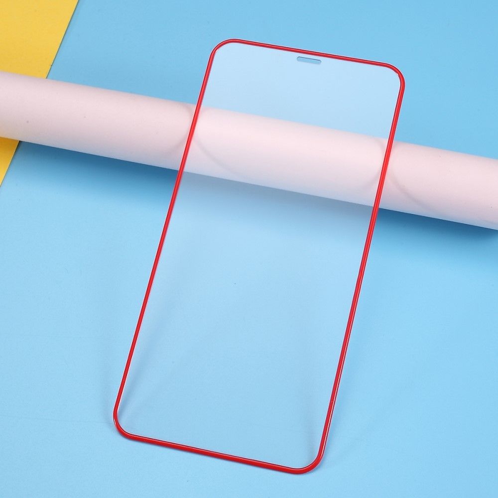 marque generique - Protecteur écran en verre trempé Garde incassable de bord 4D rouge pour votre Apple iPhone 11 Pro Max/XS Max 6.5 pouces - Protection écran smartphone