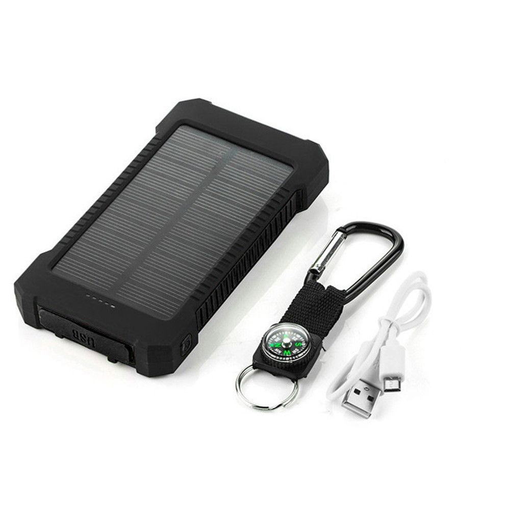 Shot - Batterie Externe Solaire pour IPAD Mini 4 Smartphone Tablette Chargeur Universel Power Bank 4000mAh 2 Port USB - Autres accessoires smartphone