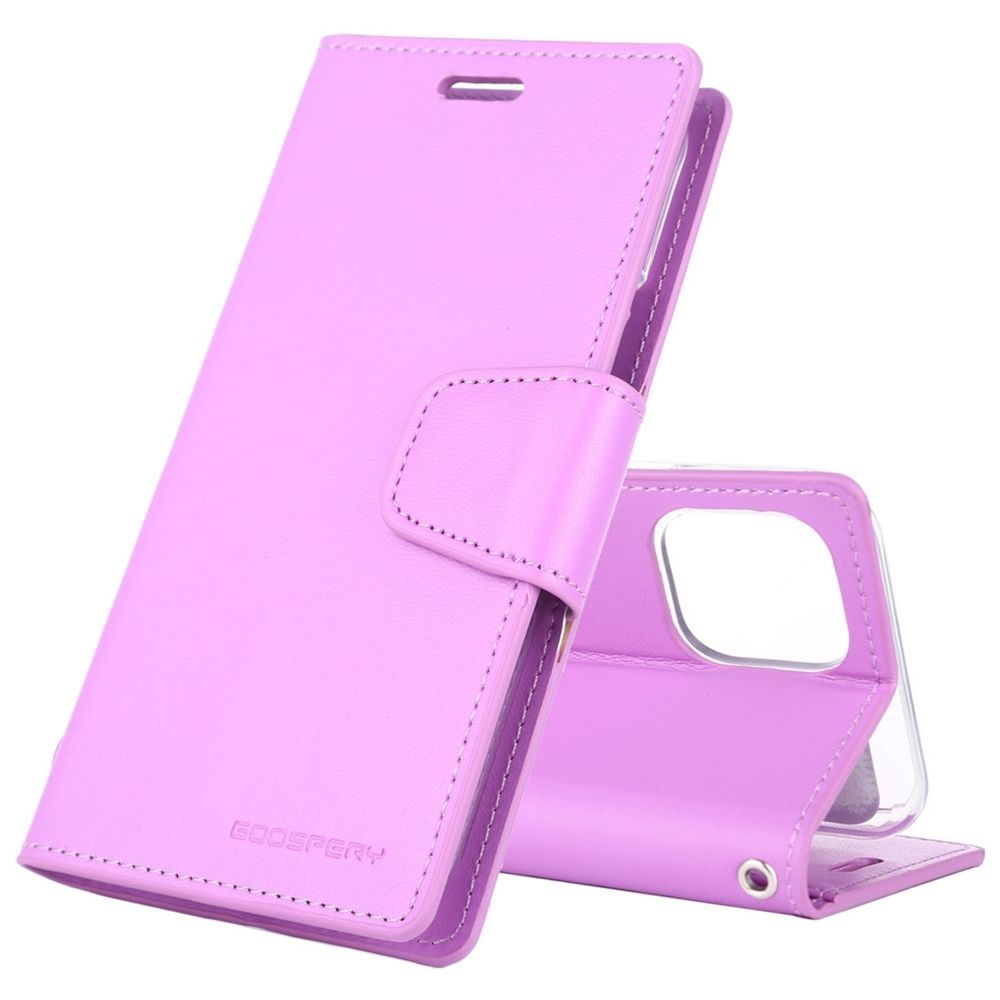 Wewoo - Coque Étui à rabat en cuir avec support logements pour cartes et portefeuille violet iPhone 11 Pro SONATA DIARY - Coque, étui smartphone