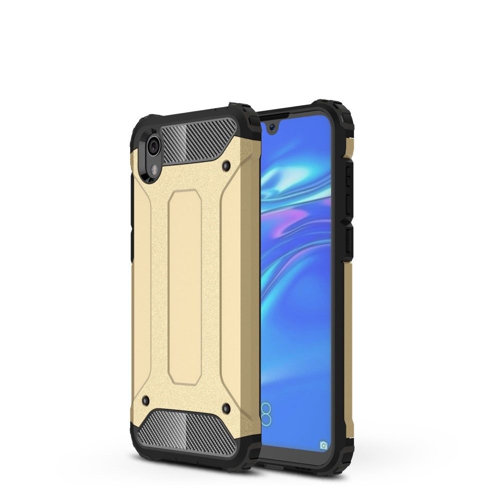 marque generique - Coque en TPU garde blindée hybride or pour votre Huawei Y5 (2019)/Honor 8S - Coque, étui smartphone
