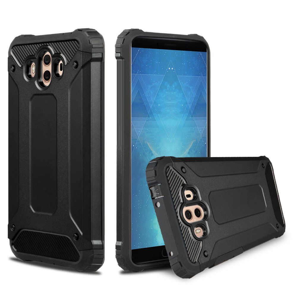 Kabiloo - Coque Hybride pour Huawei Mate-10 coloris noir - Coque, étui smartphone
