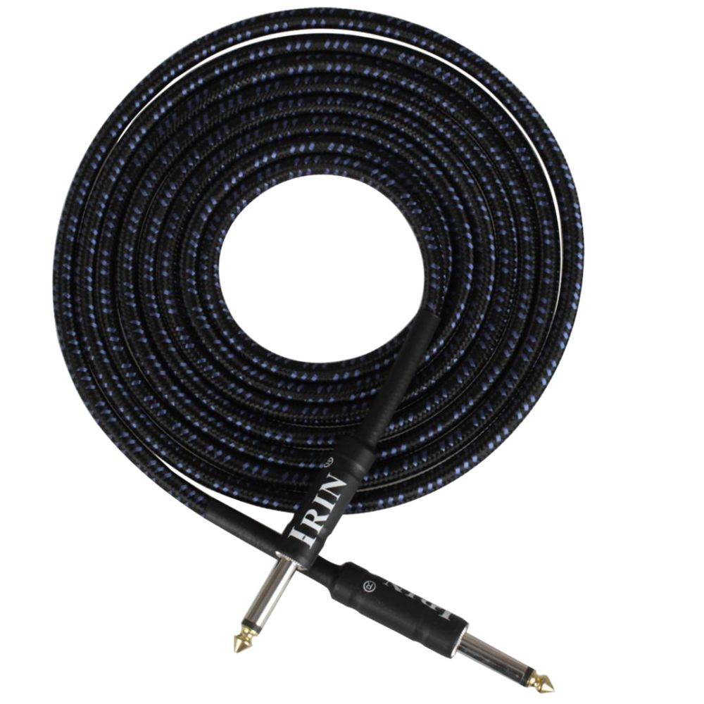 marque generique - Câble de raccordement de guitare de 6,5 mm pour accessoire de guitare basse bleu - Accessoires instruments à cordes