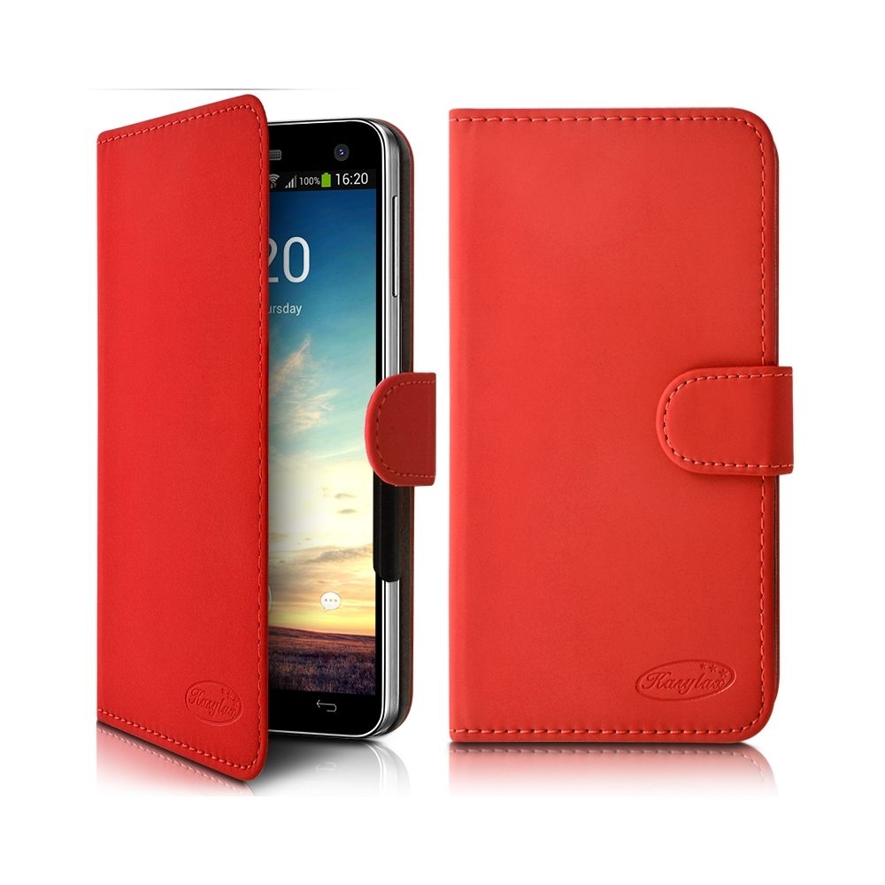 Karylax - Housse Etui Portefeuille Universel L Couleur Corail pour Polaroid Pro G160 - Autres accessoires smartphone