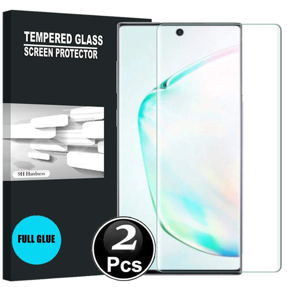 marque generique - Samsung Galaxy Note10+ Vitre protection d'ecran en verre trempé incassable protection integrale Full 3D Tempered Glass FULL GLUE - [X2-Clear] - Autres accessoires smartphone