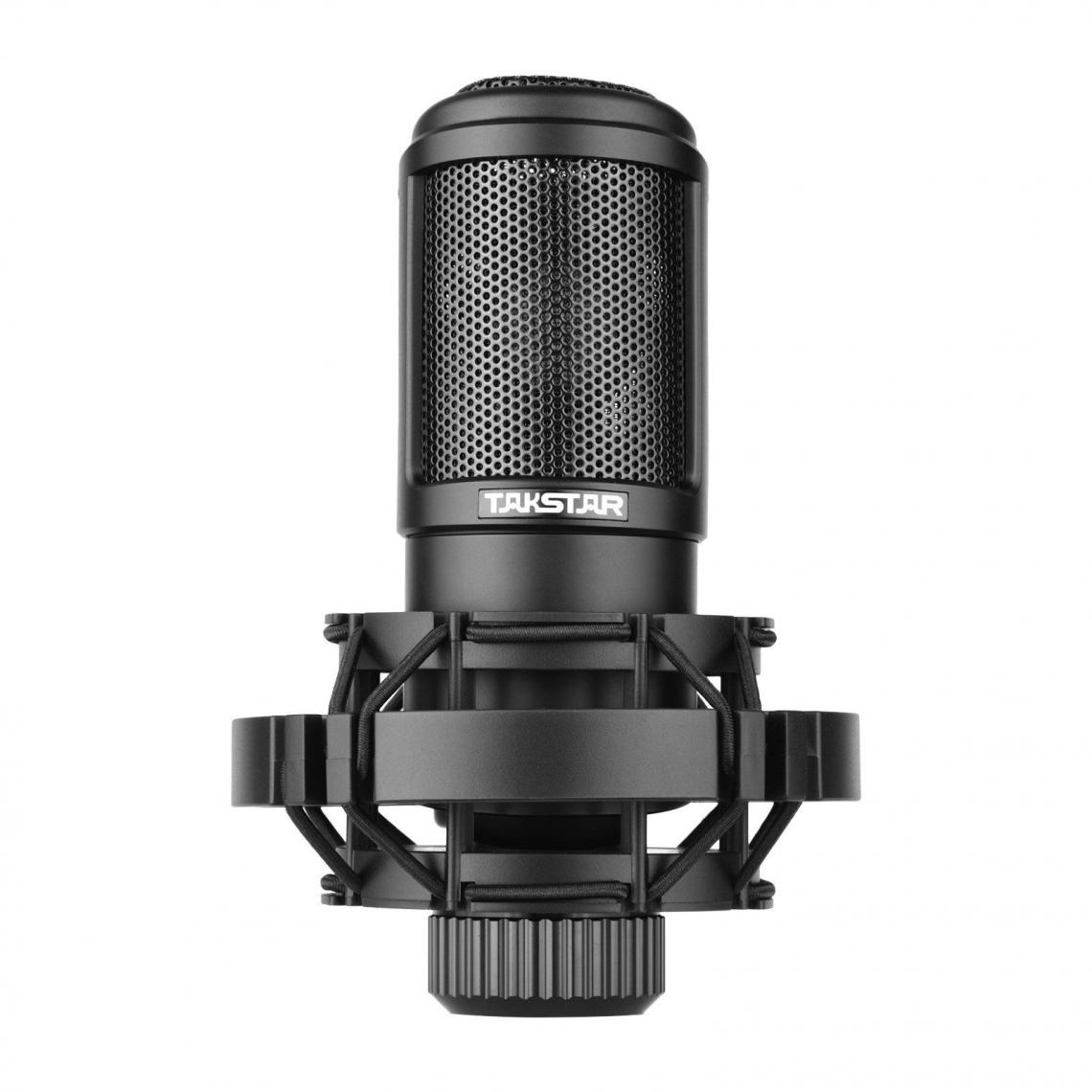 Justgreenbox - Side-address Microphone Wired Condenser Mic Cardioid Pickup Pattern with Shock Mount and Tripod - 1005001672560198 - Micros instrument