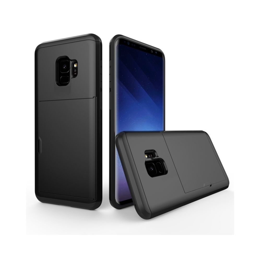 Wewoo - Coque renforcée noir pour Samsung Galaxy S9 TPU + PC Dropproof étui de protection arrière avec fente carte - Coque, étui smartphone