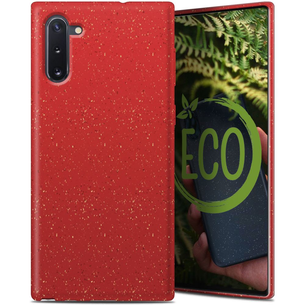 Caseink - Coque Biodégradable ZERO Waste 100% Biodégradable & Compostable pour Samsung Galaxy Note 10 Rouge - Coque, étui smartphone