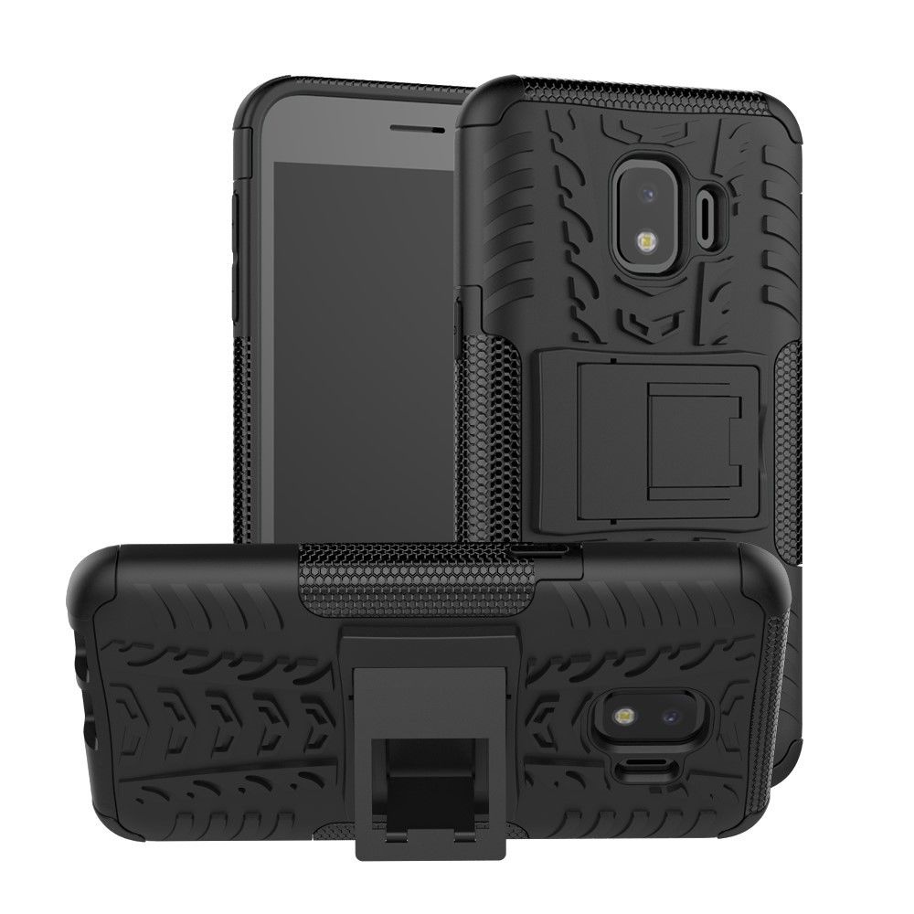 marque generique - Coque en TPU Combo pneu froid noir pour votre Samsung Galaxy J2 Core - Autres accessoires smartphone