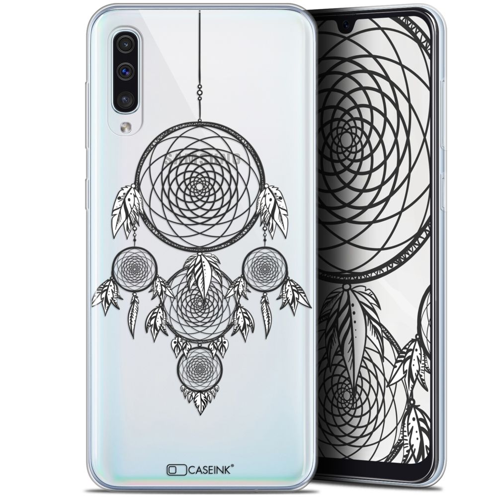 Caseink - Coque Pour Samsung Galaxy A50 (6.4 ) [Gel HD Collection Dreamy Design Attrape Rêves NB - Souple - Ultra Fin - Imprimé en France] - Coque, étui smartphone